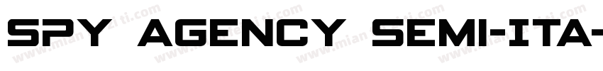Spy Agency Semi-Ita字体转换